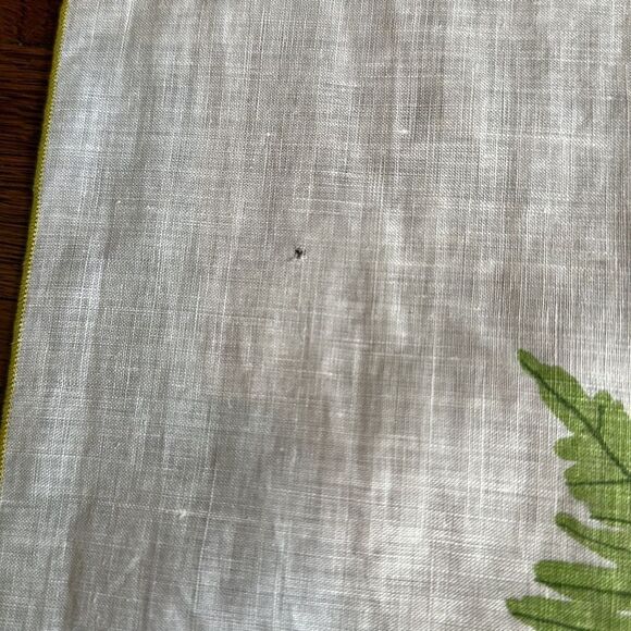 Vintage Vera Neumann Fern Leaf Floral Single Napkin - Picture 3 of 4